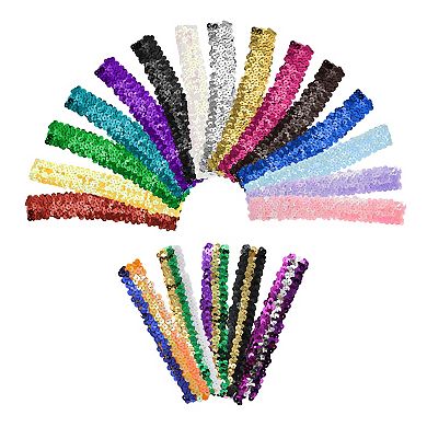 Stretch Sequins Headbands for Women 1 Pc