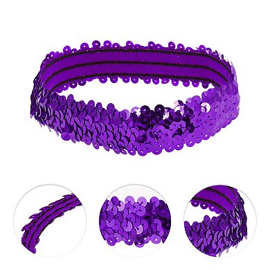 Stretch Sequins Headbands for Women 1 Pc
