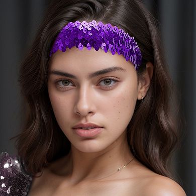 Stretch Sequins Headbands for Women 1 Pc