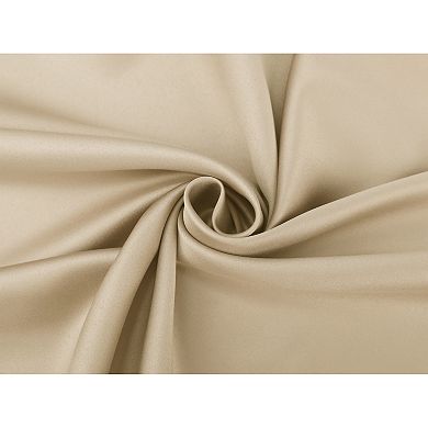 Women's Solid Square Large Scarf 43.3'' Elegant Silky Satin Neckerchief Bandanas for Travel Office