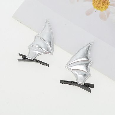 Halloween Bat Design Duckbill Clip1 Pair