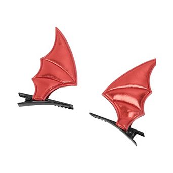 Halloween Bat Design Duckbill Clip1 Pair