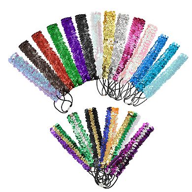 Elastic Band Sequins Headbands for Women 1 Pc