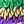 Gold Tone Green