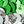 Green Silver Tone