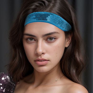 Adjustable Sequins Headbands for Women 1 Pc