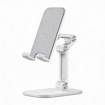Adjustable Height & Angle Desk Phone Tablet Holder for 4.7"-13" Devices