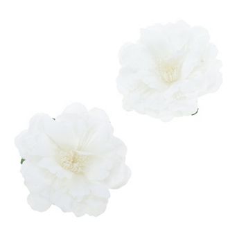 Simulated Flowers Hair Clip 2 pc