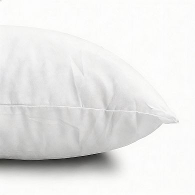 Microfiber Polyester Throw Pillow Insert, Lightweight, Soft, Machine Washable