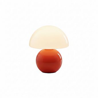 Modern Mushroom Table Lamp for Bedroom and Living Room Mid Century Aesthetic