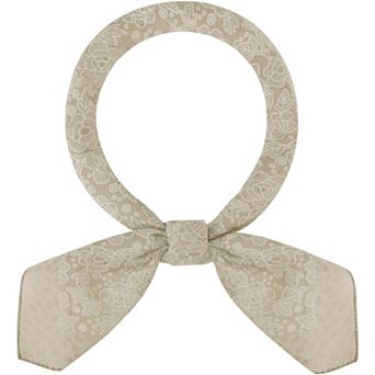 Women's Floral Rhinestone Retro Scarf, 27.6'' Square Cotton Print Pattern Neckerchief Head Wrap