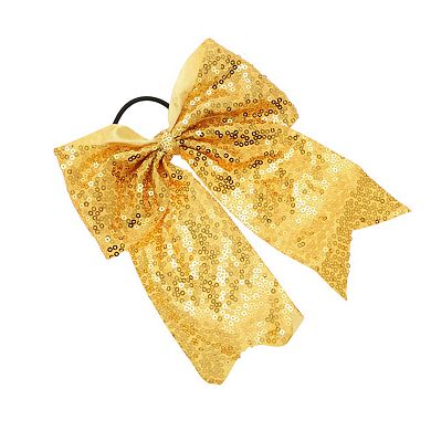 Elegant Sequins Bow Hair Ties Hairdo Clip 1 Pc