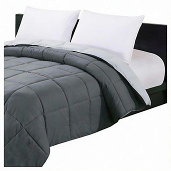 Reversible Microfiber Comforter - All Season, Lightweight, Soft, Breathable