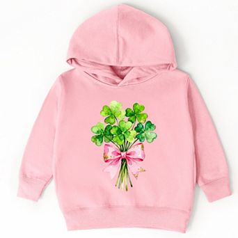 Clover Watercolor Bouquet - Toddler Hoodie