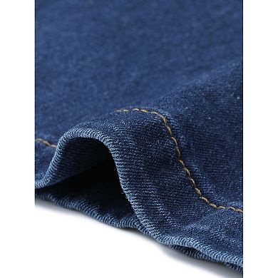 Women's Plus Size Jeans Straight Wide Leg High Waisted Stretch Denim with Pockets Denim Jean Pants