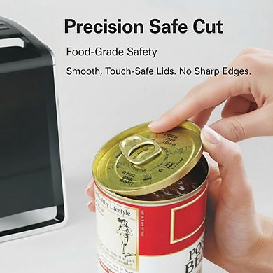 Electric Automatic Can Opener Eliminates Sharp Edges Opens All Cans Tall Design