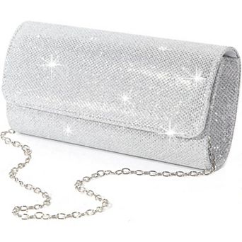 AKSZRI Sparkling Evening Clutch - Party Handbag & Wedding Purse for Women