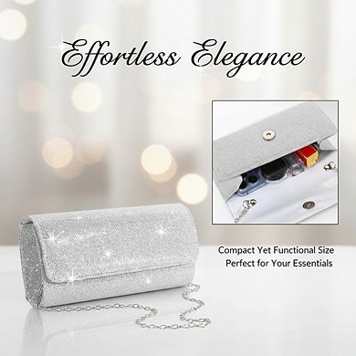AKSZRI Sparkling Evening Clutch - Party Handbag & Wedding Purse for Women