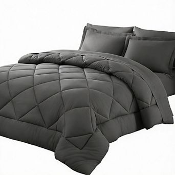 Queen Size Soft Microfiber Comforter Set with Sheets & Shams