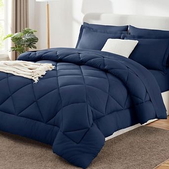Queen Size Soft Microfiber Comforter Set with Sheets & Shams