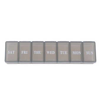 Waterproof 7 Grids Single Row Pill Case for Travel 1 pc
