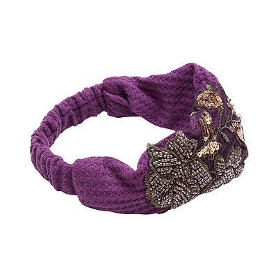 Rose Wide Headband for Women 1 Pc