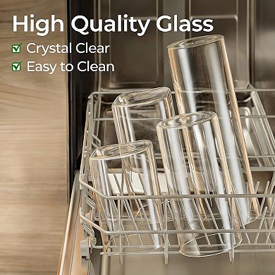 Set of 3 Clear Airtight Pasta Storage Jars with Wood Lids, 2 Qt Capacity