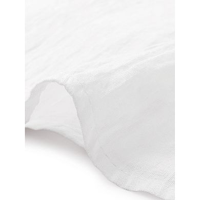 Women's Plus Size Tops Crew Neck Ruffle Half Short Sleeve Shirts Double Layered Summer Blouse Top