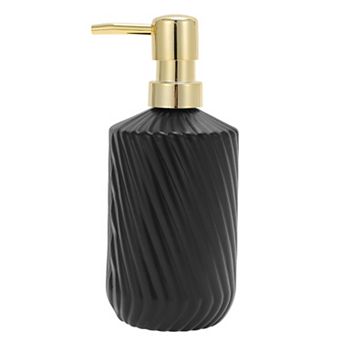 Durable Cylinder Twill Lines Soap Dispenser 1 pc