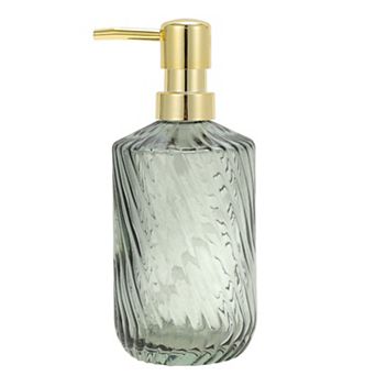 Durable Cylinder Twill Lines Soap Dispenser 1 pc