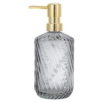 Durable Cylinder Twill Lines Soap Dispenser 1 pc