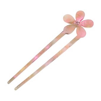 Five-petal Flower Chignon Pin for Women 1 pc