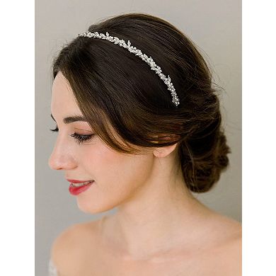 Rhinestone Pearl Crystal Headband for Wedding, Prom, Birthday - Catch-the-Light Sparkle