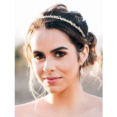 Rhinestone Pearl Crystal Headband for Wedding, Prom, Birthday - Catch-the-Light Sparkle