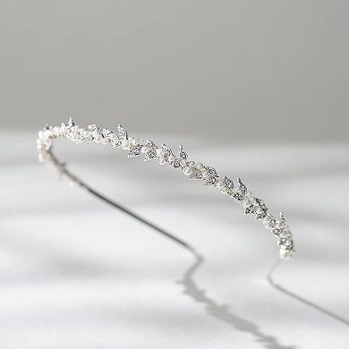 Rhinestone Pearl Crystal Headband for Wedding, Prom, Birthday - Catch-the-Light Sparkle