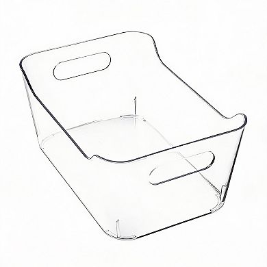 12 Pack Clear BPA Free Storage Bins for Home & Office