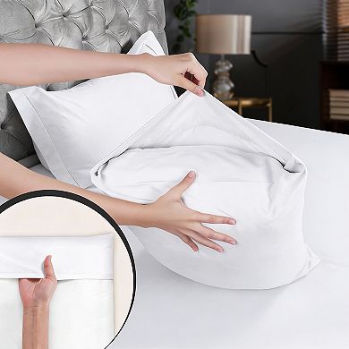 4-Pack Microfiber Pillowcases, 20x30" with Envelope Closure, Soft, Fade & Shrink Resistant