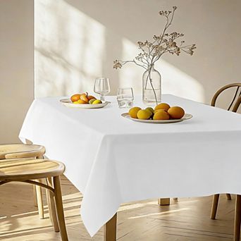 60"x102" Polyester Tablecloth - Reusable, Washable, Durable, and Stylish for All Occasions