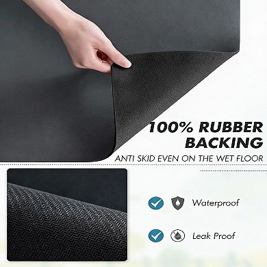 Stain-Resistant Coffee Bar Mat, Super Absorbent, Quick Dry, 12"x19"