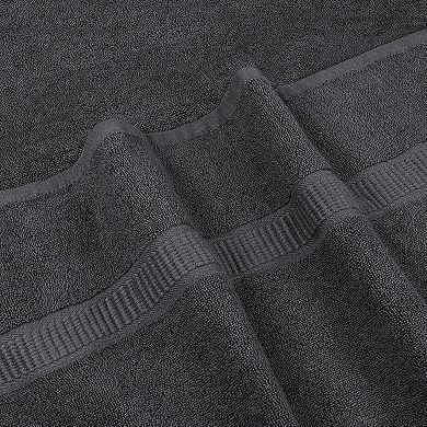 Jumbo Bath Sheet 2 Piece 600 GSM 35x70 Inches 100 Ring Spun Cotton Quick Dry