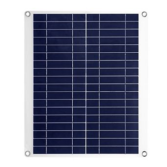 Outdoor Solar Panel 12V 25W IP68 Waterproof Car Battery Charger with USB