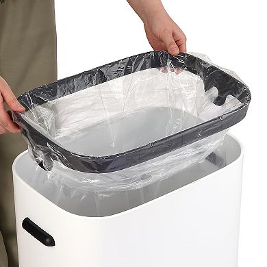 Automatic Motion Sensor Trash Can with Lid, 14.5 Gallon Touchless Trash Bin,55L Garbage Can