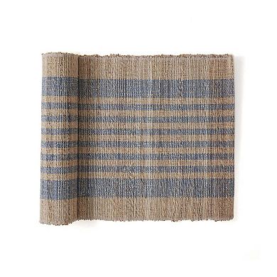Gourmet Handwoven Banana Fiber Table Runner 72 × 13
