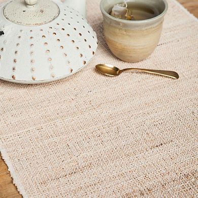 Gourmet Handwoven Banana Fiber Table Runner 72 × 13