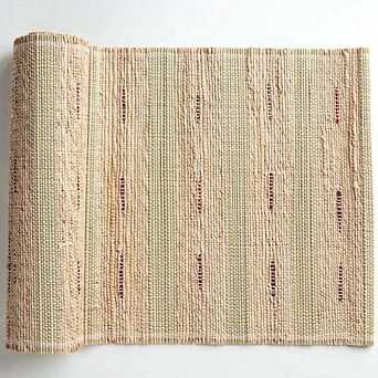 Gourmet Handwoven Banana Fiber Table Runner 72 × 13
