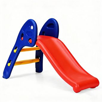 2-Step Folding Plastic Slide for Kids