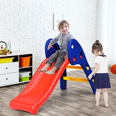 2-Step Folding Plastic Slide for Kids