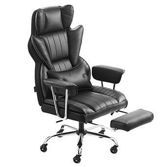 Heavy Duty Office Chair with Footrest Ergonomic Design 400 Lb Capacity