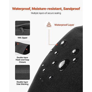 Adjustable Workout Sandbag with Handles for Strength Training Unfilled