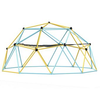 10FT Kids Climbing Dome with Hammock and Swing 750 LB Capacity